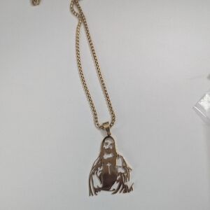 Stainless Steel Jesus Necklace